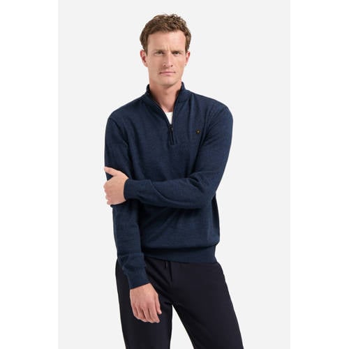 No Excess pullover fijn gebreid donkerblauw afbeelding
