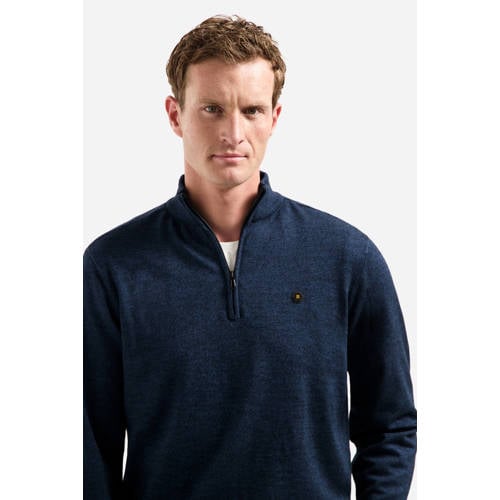 No Excess pullover fijn gebreid donkerblauw afbeelding