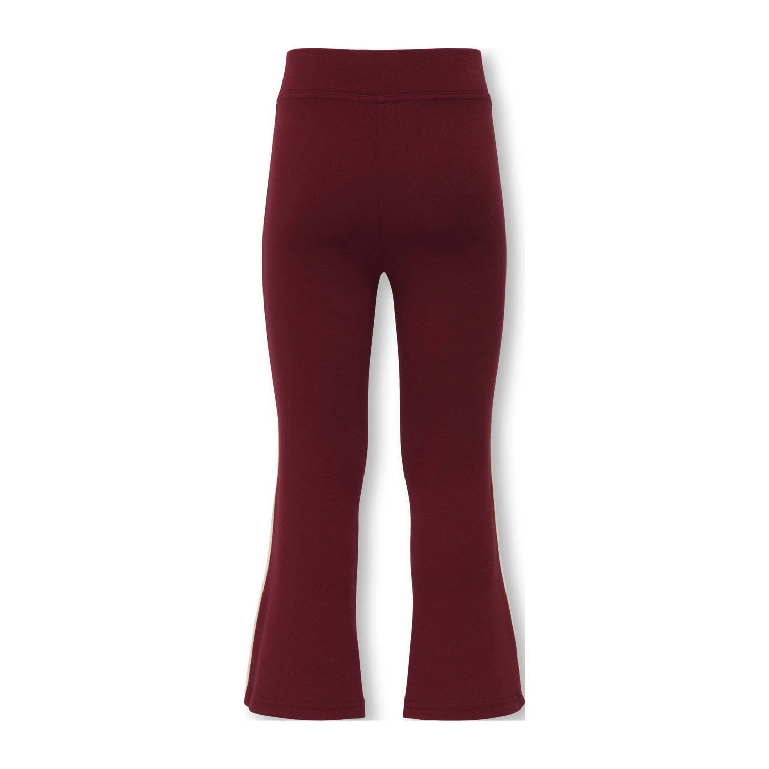 ONLY KIDS MINI flared legging donkerrood