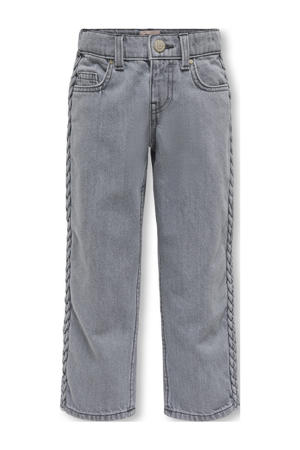 straight leg jeans grey denim