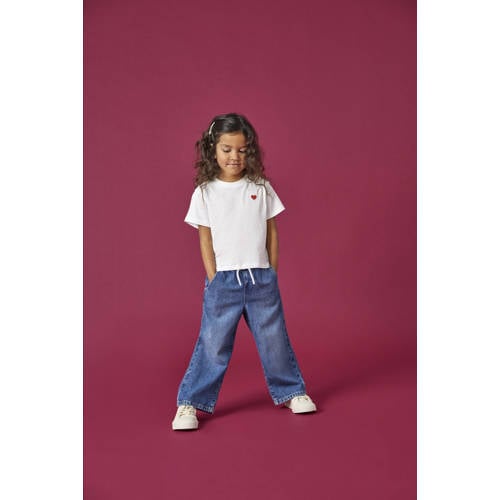 KIDS ONLY MINI wide leg jeans medium blue denim afbeelding