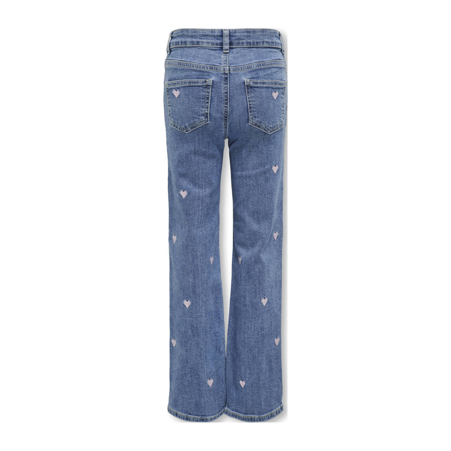 ONLY KIDS MINI wide leg jeans light blue denim