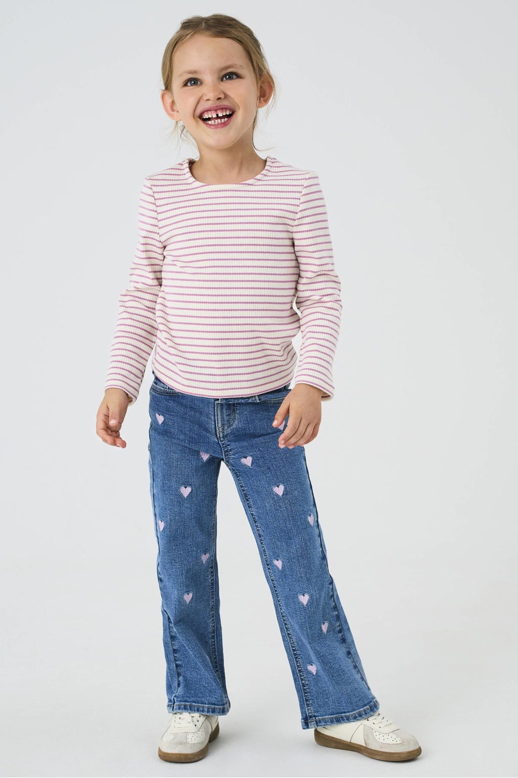 KIDS ONLY MINI wide leg jeans light blue denim