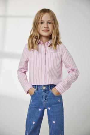 wide leg jeans light blue denim