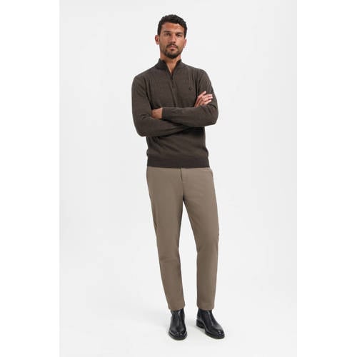 No Excess pullover fijn gebreid bruin afbeelding