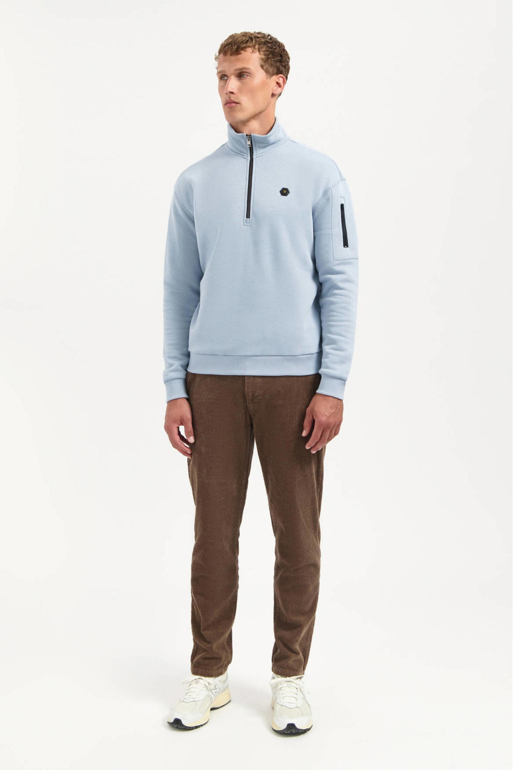 No Excess sweater lichtblauw