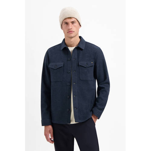 No Excess overshirt donkerblauw afbeelding