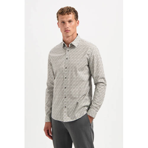 No Excess regular casual overhemd taupe afbeelding