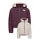 KIDS ONLY GIRL reversible gewatteerde winterjas donkerrood/ecru
