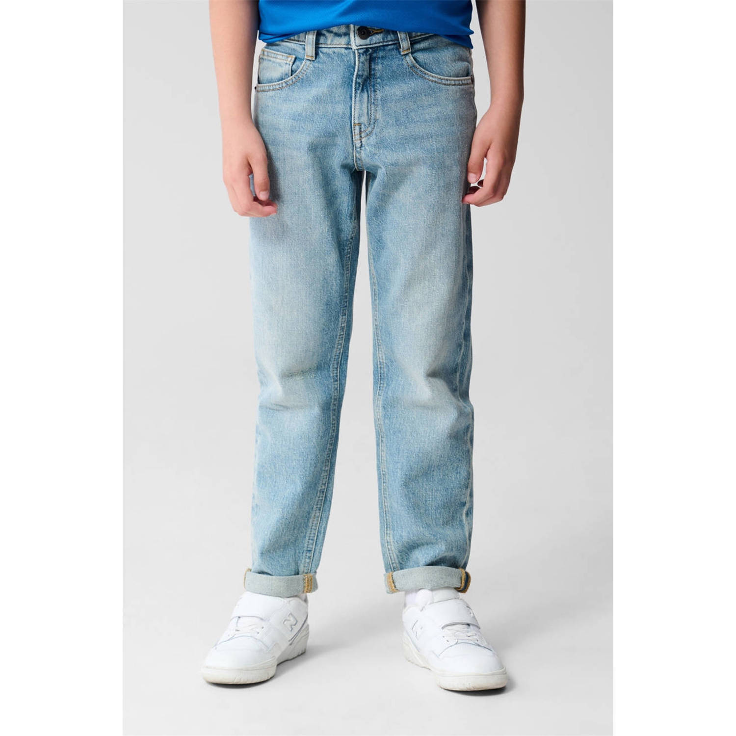 Shoeby tapered boyfriend jeans blauw