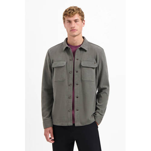 No Excess overshirt gebreid bruin afbeelding