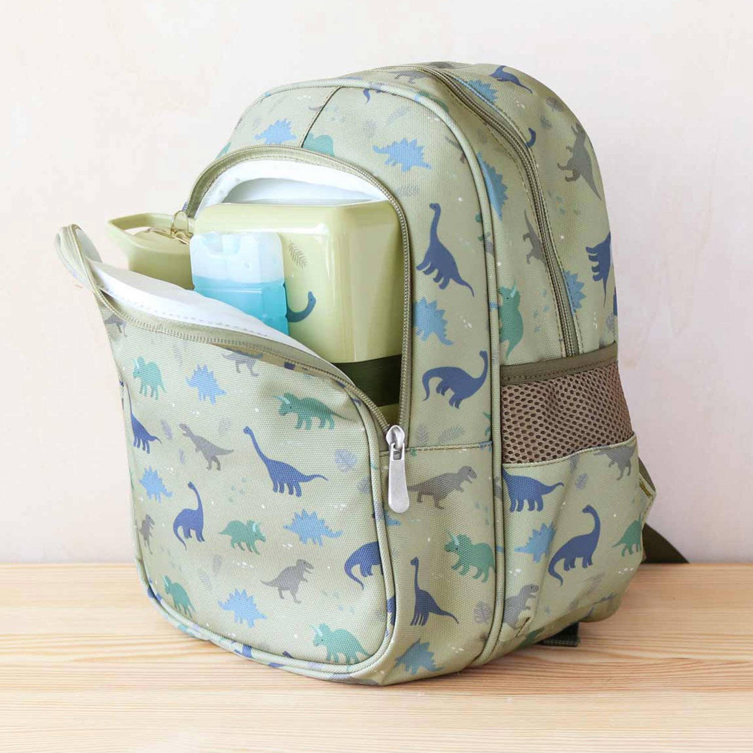 A Little Lovely Company rugzak Noa Dinosaurs