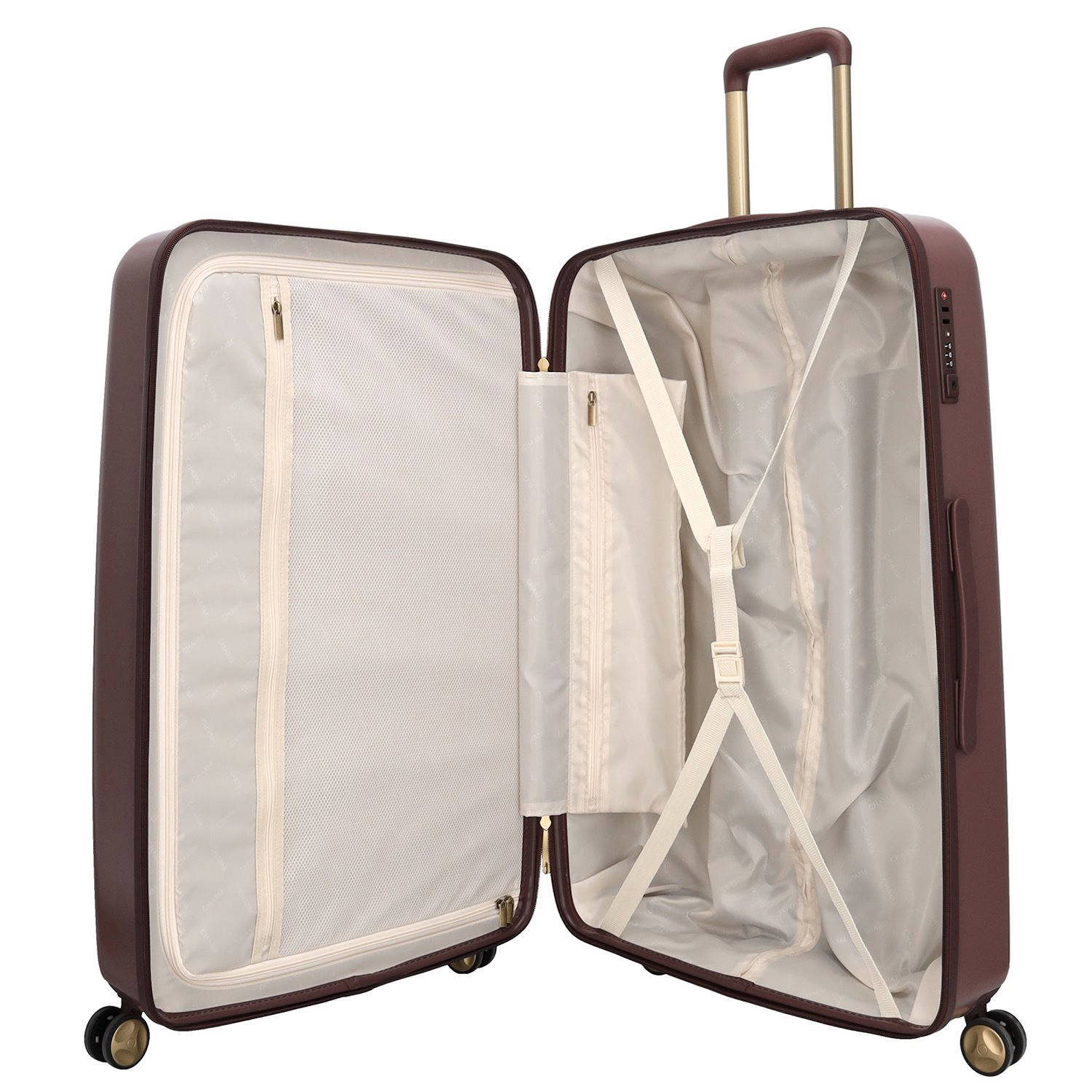 Charm trolleyset set van 2 bordeauxrood