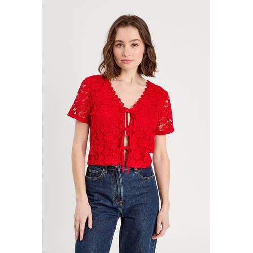 Cache Cache kanten top rood afbeelding