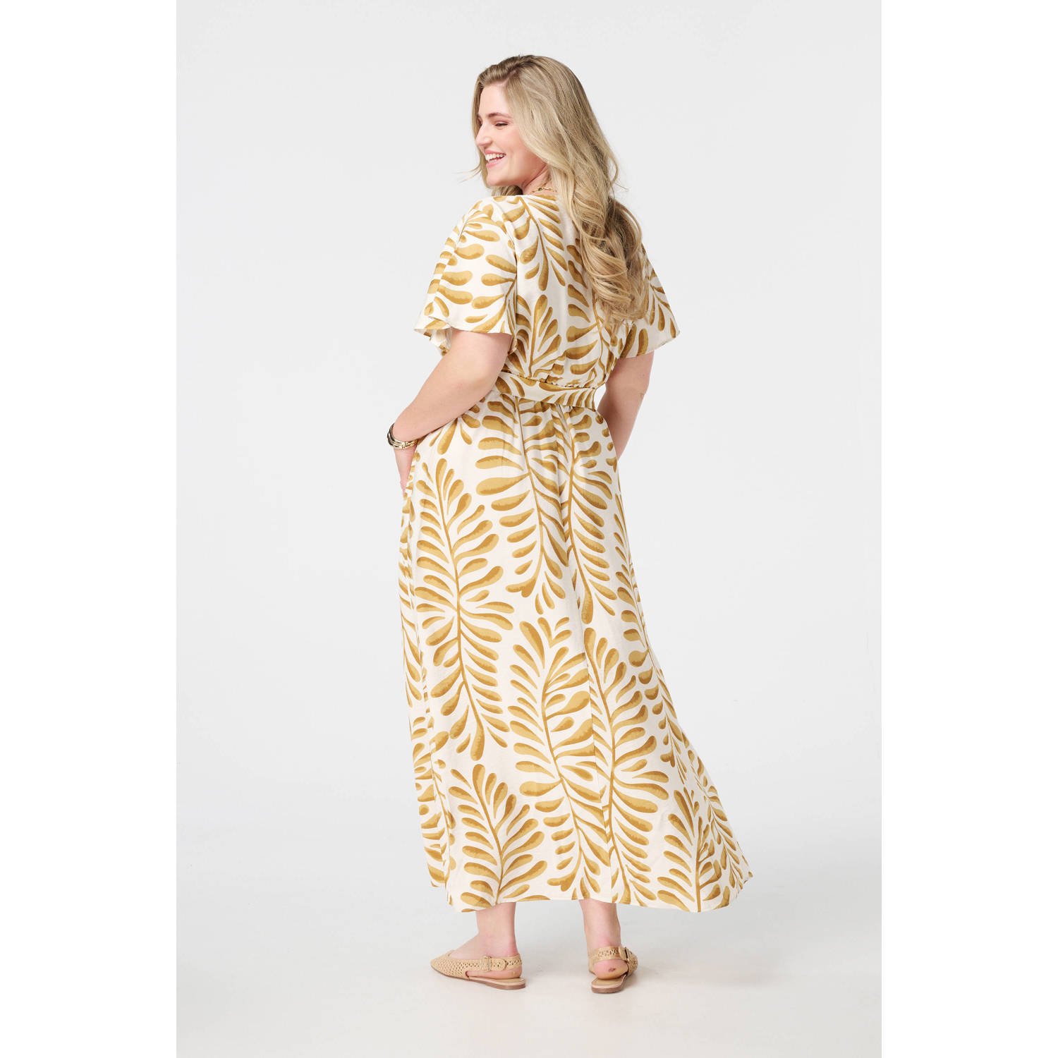 MS Mode maxi jurk geel