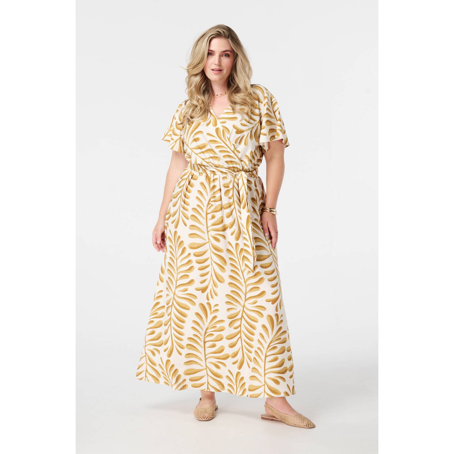 MS Mode maxi jurk geel