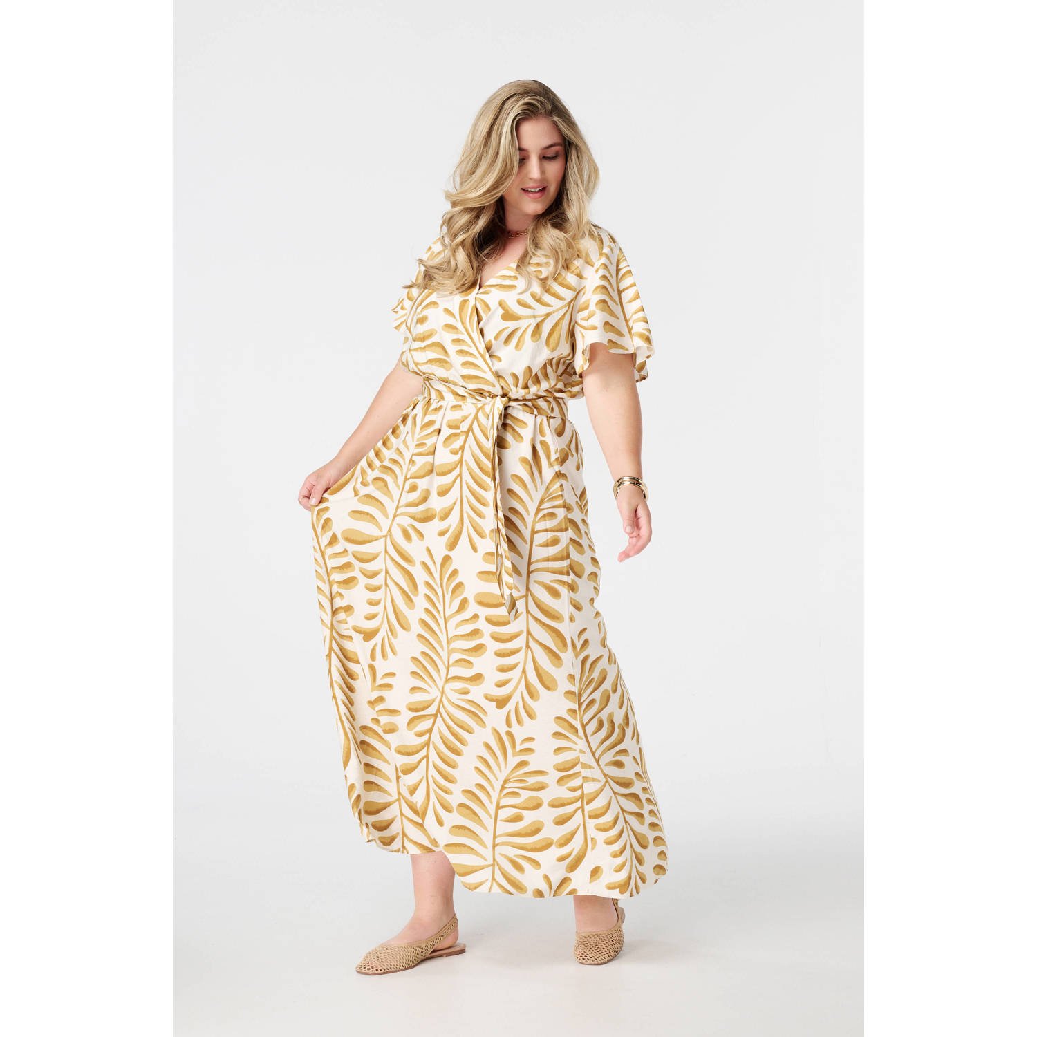 MS Mode maxi jurk geel