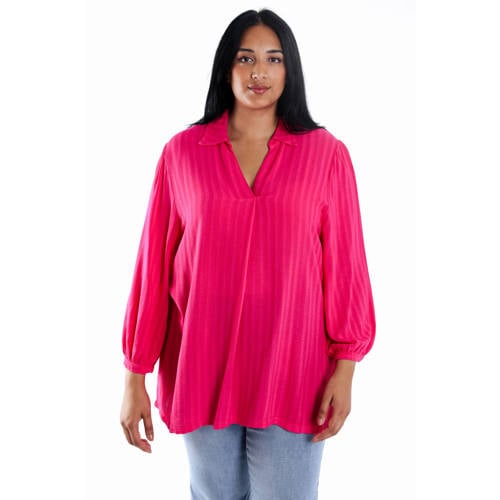 Paprika blousetop fuchsia afbeelding