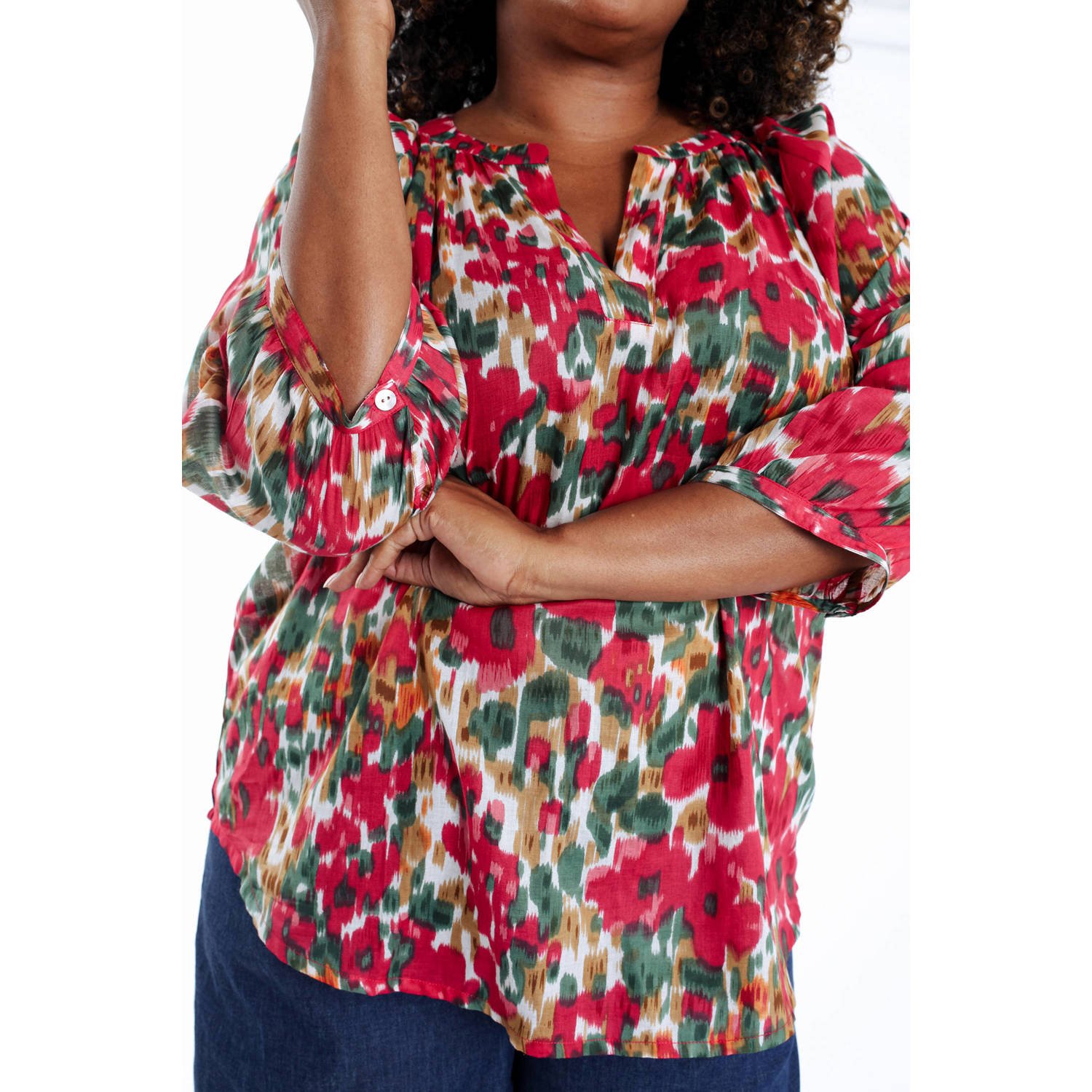 Paprika blousetop fuchsia