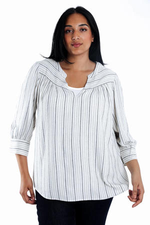 linnen blousetop ecru
