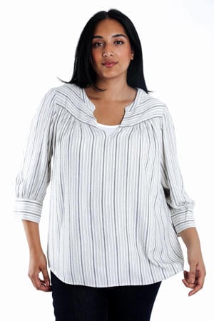 linnen blousetop ecru