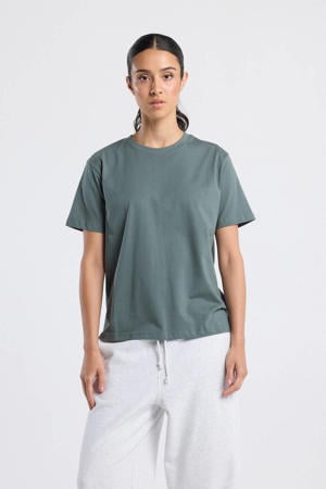 T-shirt grijsgroen