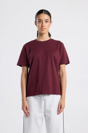 T-shirt donkerrood
