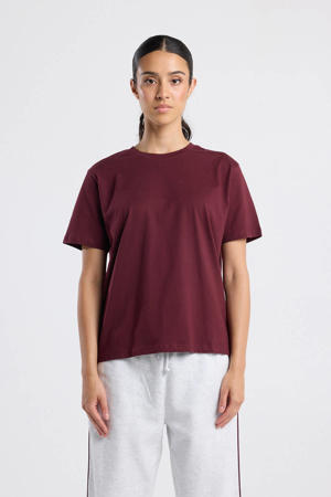T-shirt donkerrood