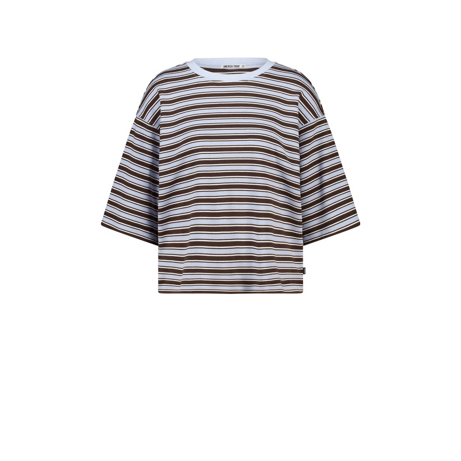 America Today T-shirt blauw