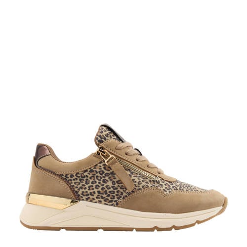 Easy Street sneakers met panterprint beige afbeelding
