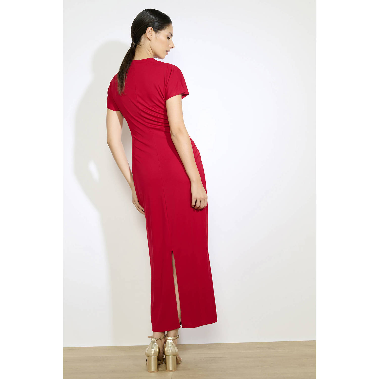 LOLALIZA maxi jurk rood