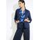 LOLALIZA cropped blazer donkerblauw