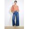 LOLALIZA wide leg jeans dark blue denim