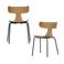 WOOOD WOOOD Form Eetkamerstoelen - Hout/Metaal - Zand - Set van 2
