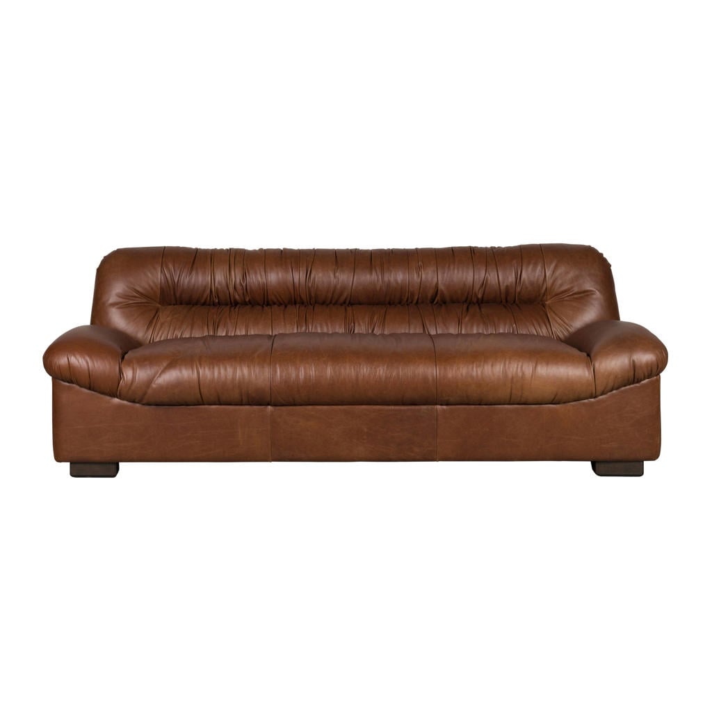 Dutchbone 3-zitsbank Douglas - chocoladebruin