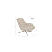 thumbnail: Zuiver loungestoel/fauteuil Philly