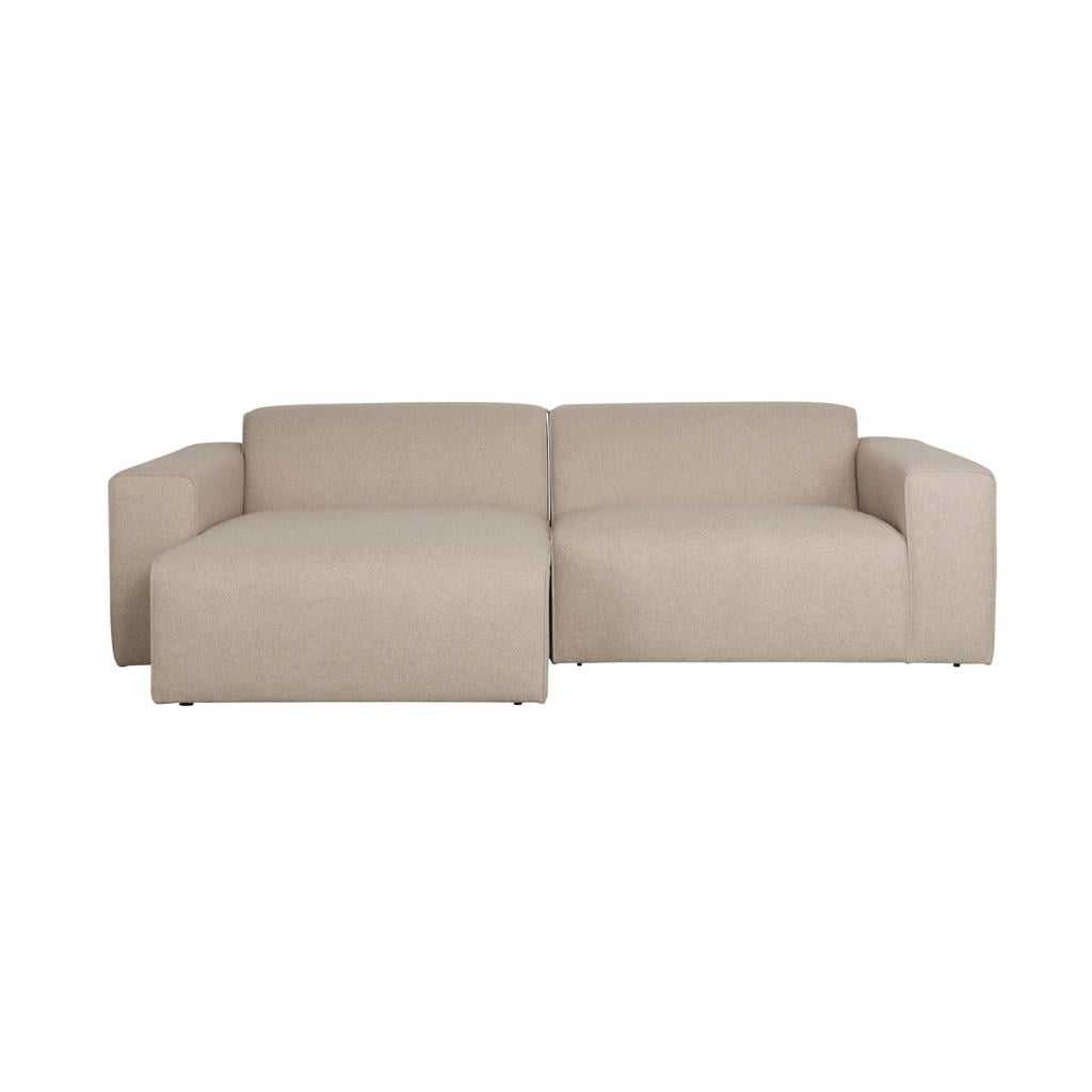 Zuiver hoekbank links Sofa Milka - cappuccino