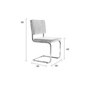 thumbnail: Zuiver eetkamerstoel (set van 2) Ridge Rib
