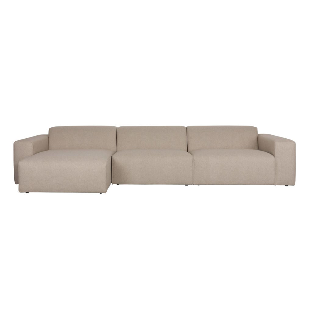 Zuiver hoekbank Milka hoek links - cappuccino