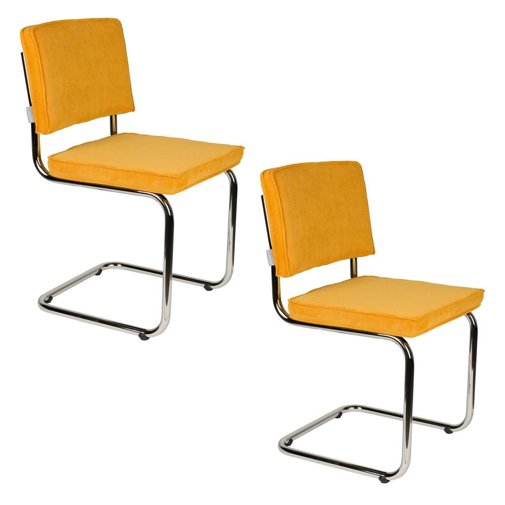 Zuiver eetkamerstoel (set van 2) Ridge Rib