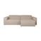Zuiver hoekbank rechts Sofa Milka - cappuccino