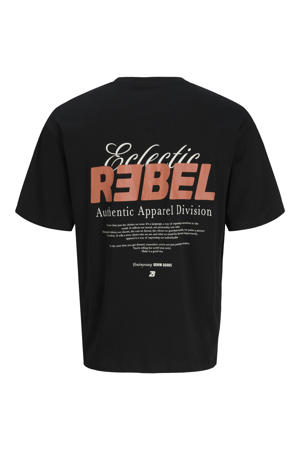relaxed T-shirt zwart