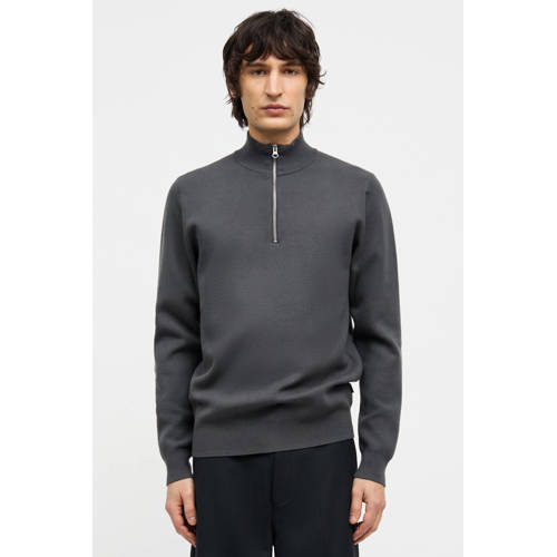 MADS NØRGAARD - COPENHAGEN pullover fijn gebreid grijs afbeelding