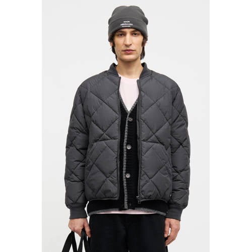 MADS NØRGAARD - COPENHAGEN quilted jas grijs afbeelding