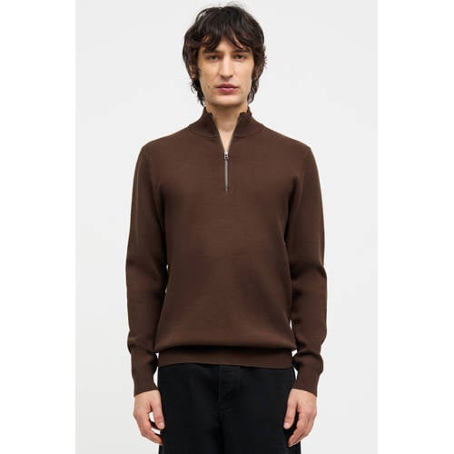 MADS NØRGAARD - COPENHAGEN pullover fijn gebreid bruin afbeelding