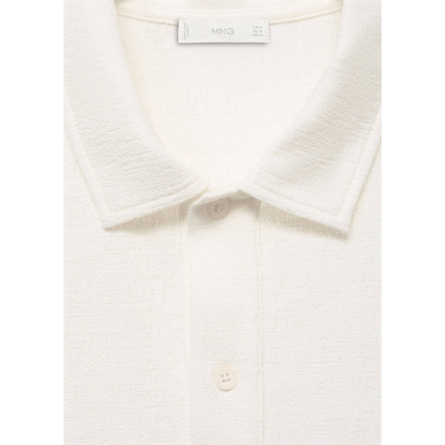 Mango Man regular polo ecru