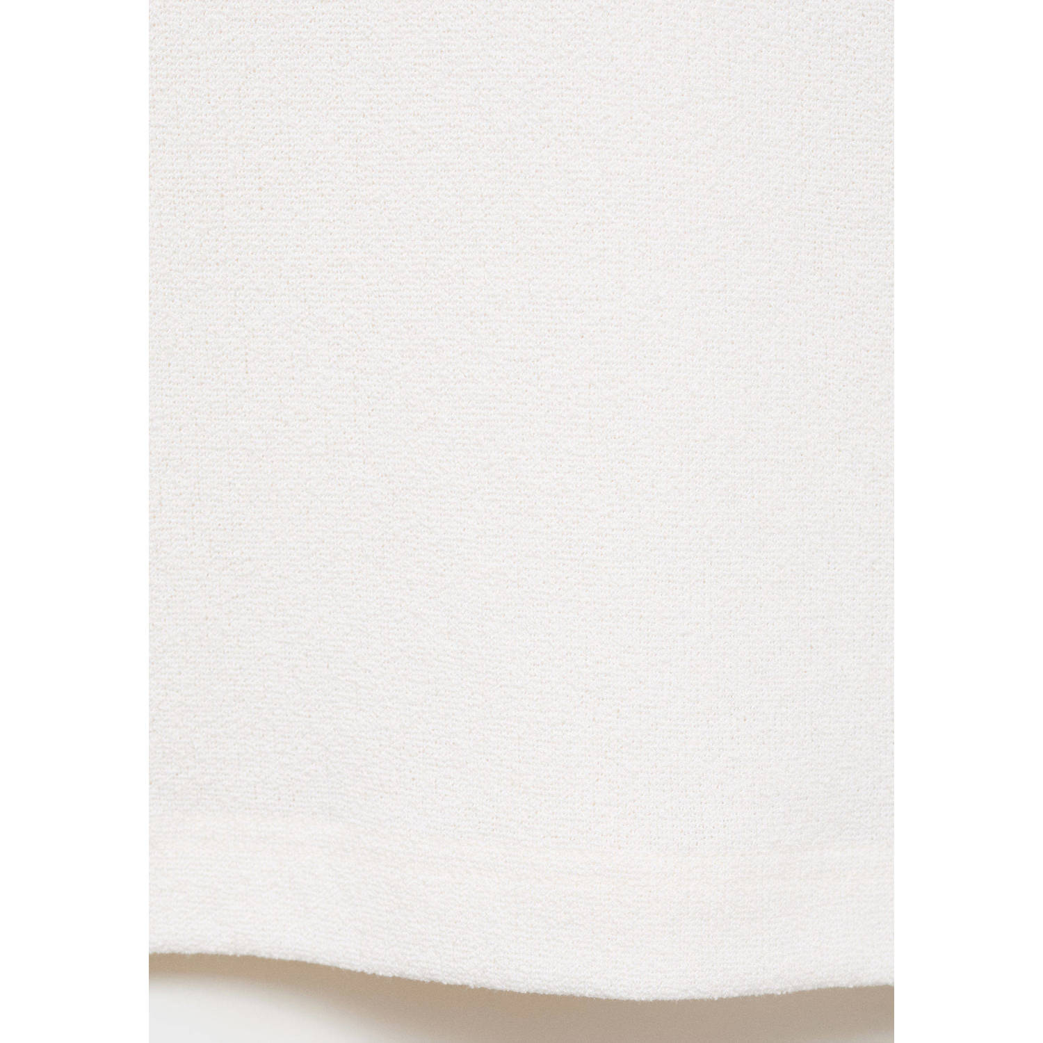 Mango Man regular T-shirt gebreid ecru