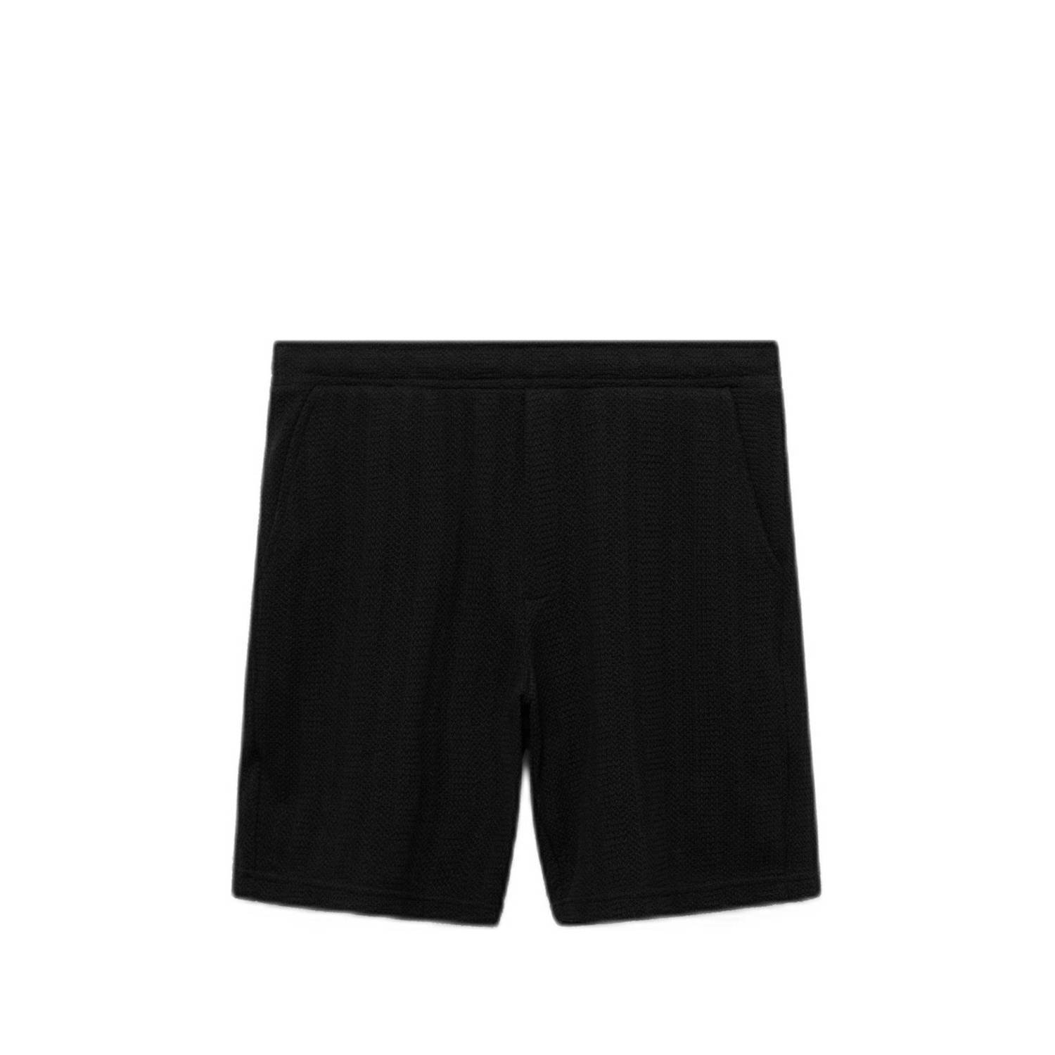 Mango Man regular casual short zwart