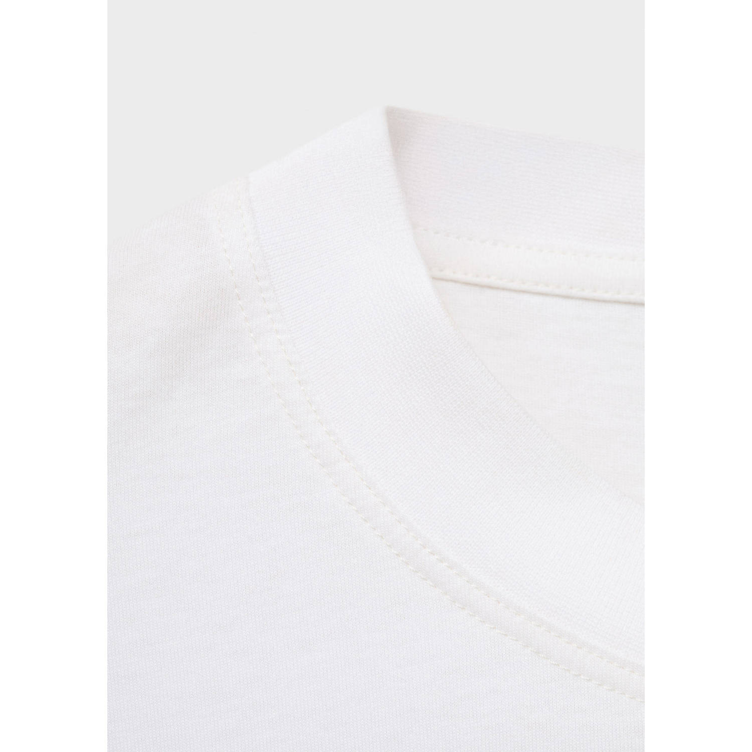 Mango Man oversized T-shirt ecru