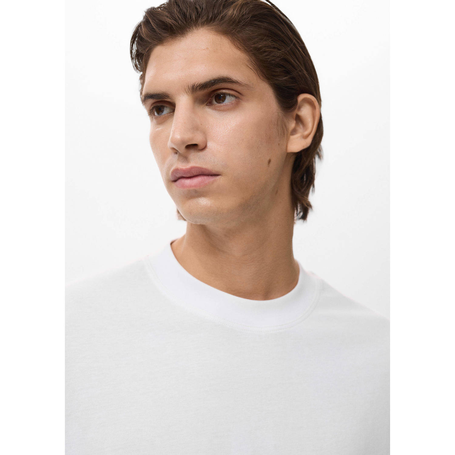 Mango Man oversized T-shirt ecru